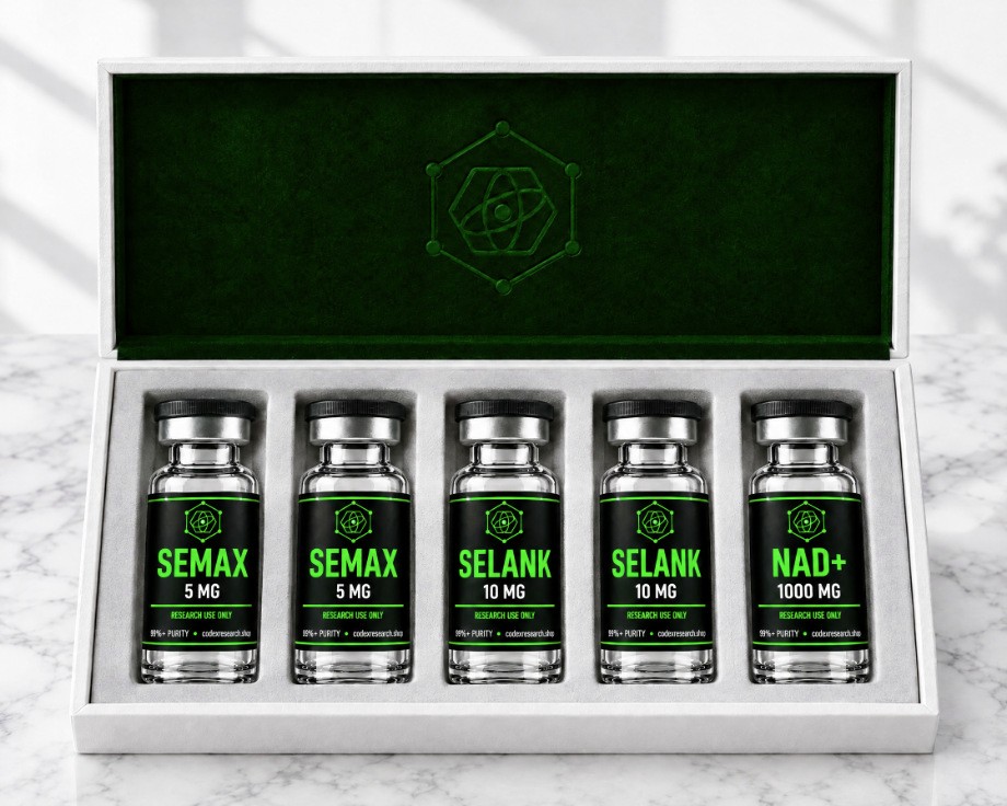 Neuropeptide Bundle case with five vials