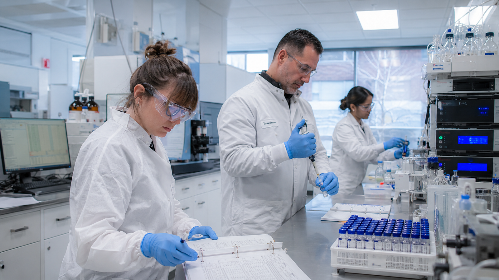 Accredited third-party analytical testing laboratory