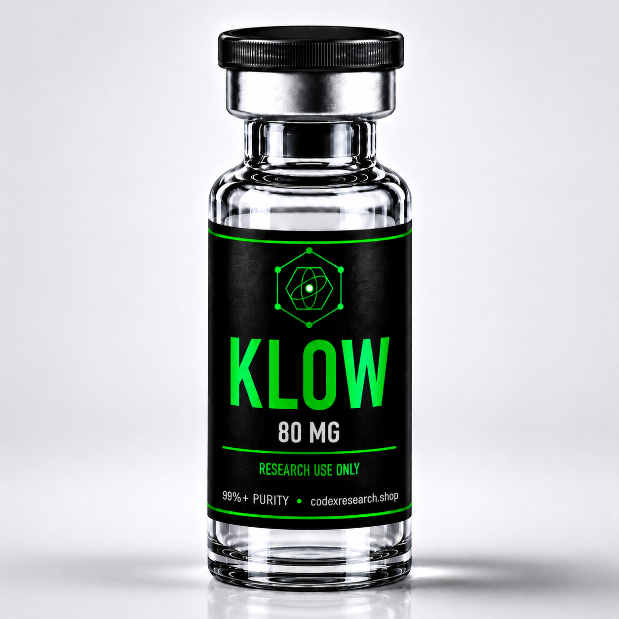 KLOW research peptide blend vial — Codex Research
