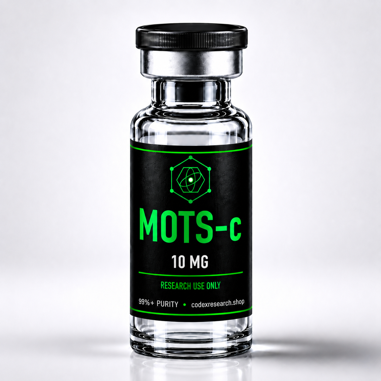 MOTS-c 10mg research peptide vial — Codex Research