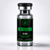 Codex Research Retatrutide 10mg GLP-1 triple-agonist research peptide vial, black label with lime-green text, white studio background
