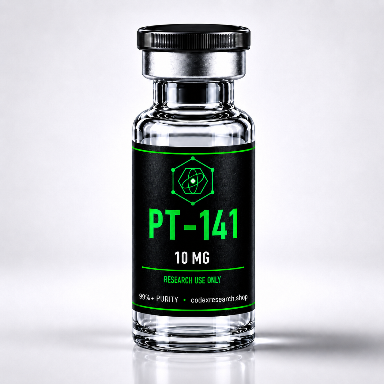 PT-141 10mg research peptide vial — Codex Research
