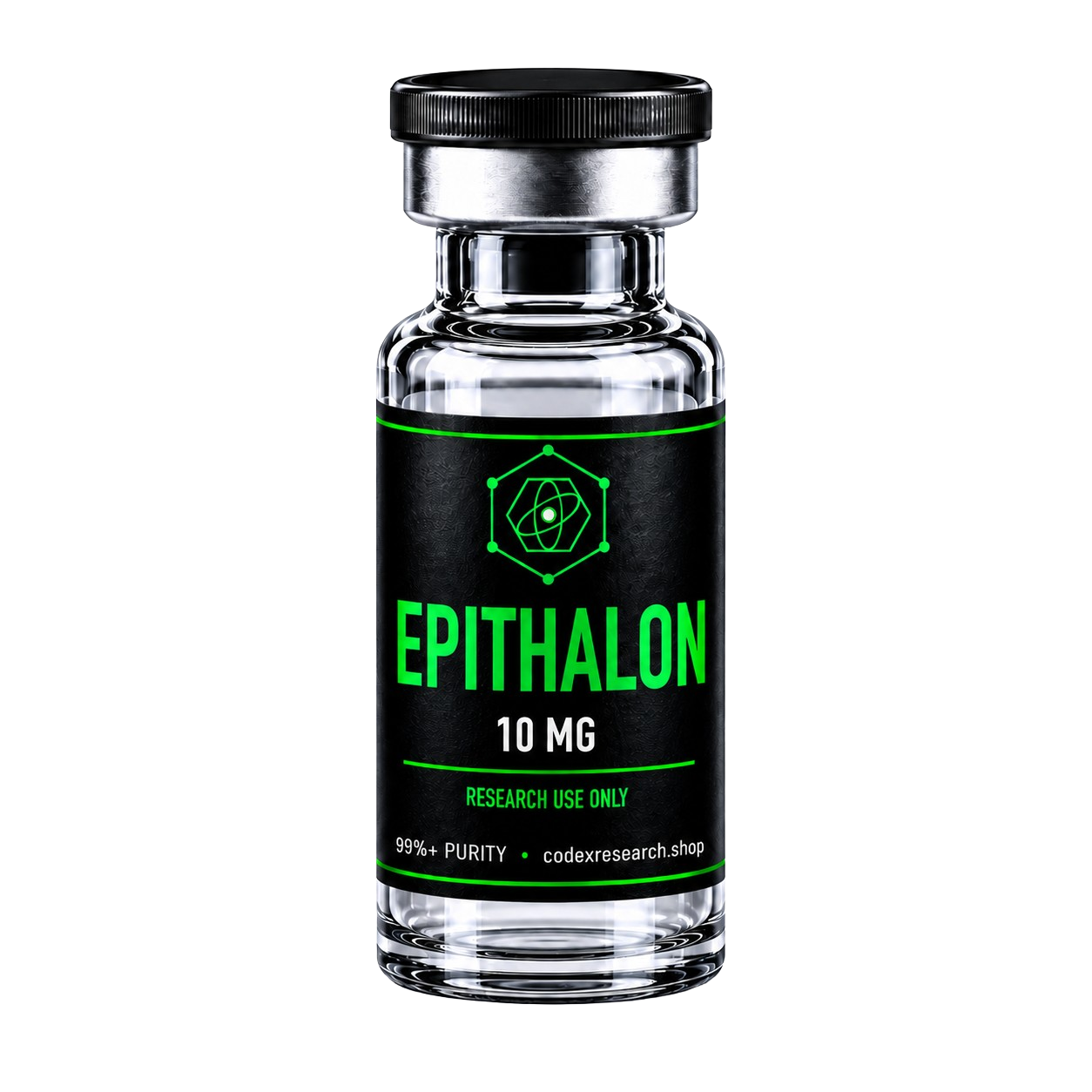 Epithalon 10mg research peptide vial — Codex Research