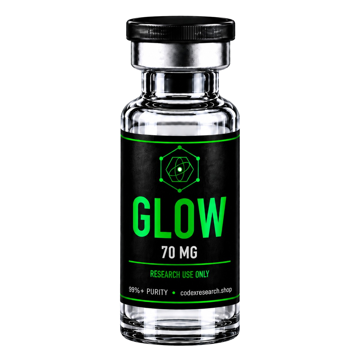 GLOW research peptide blend vial — Codex Research