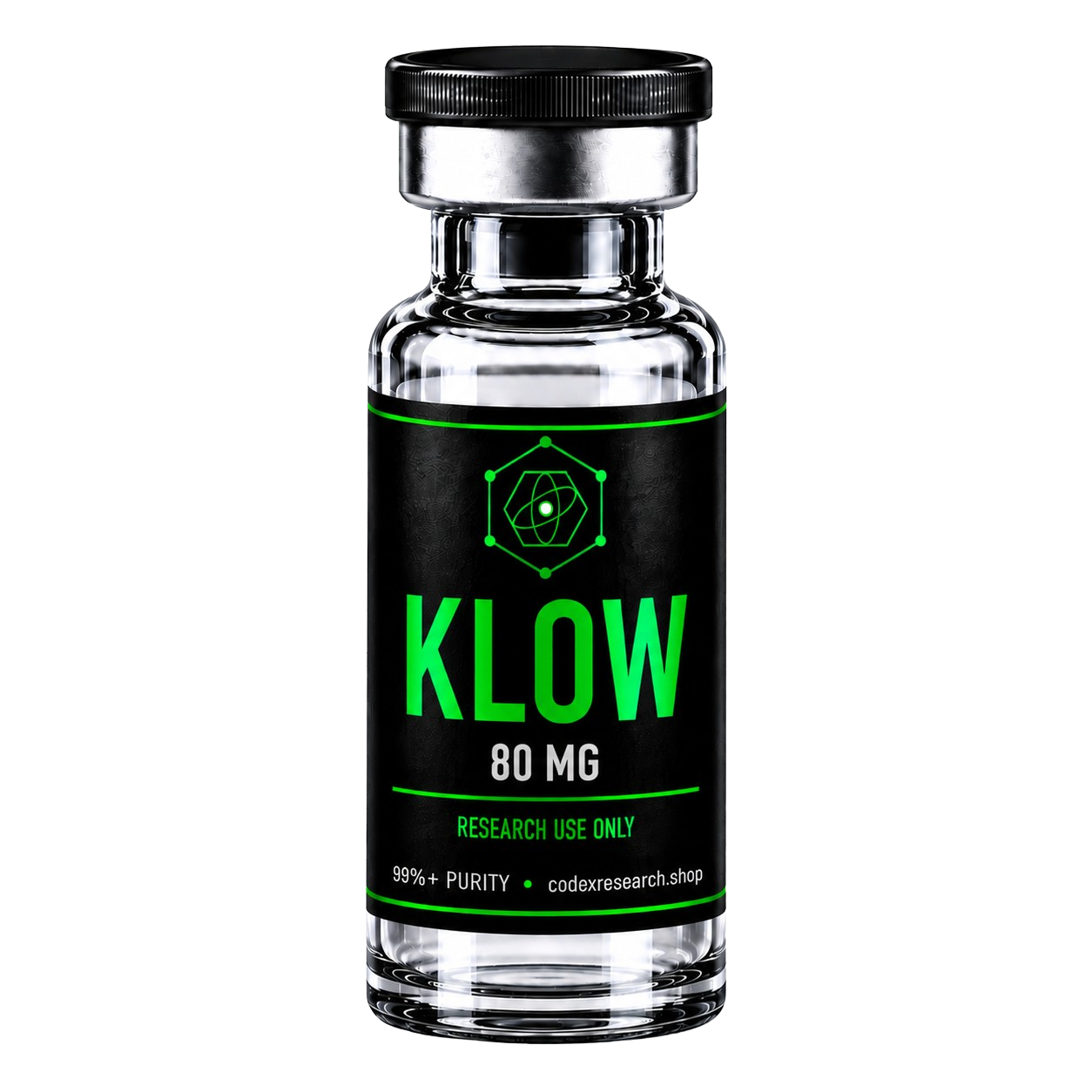 KLOW research peptide blend vial — Codex Research