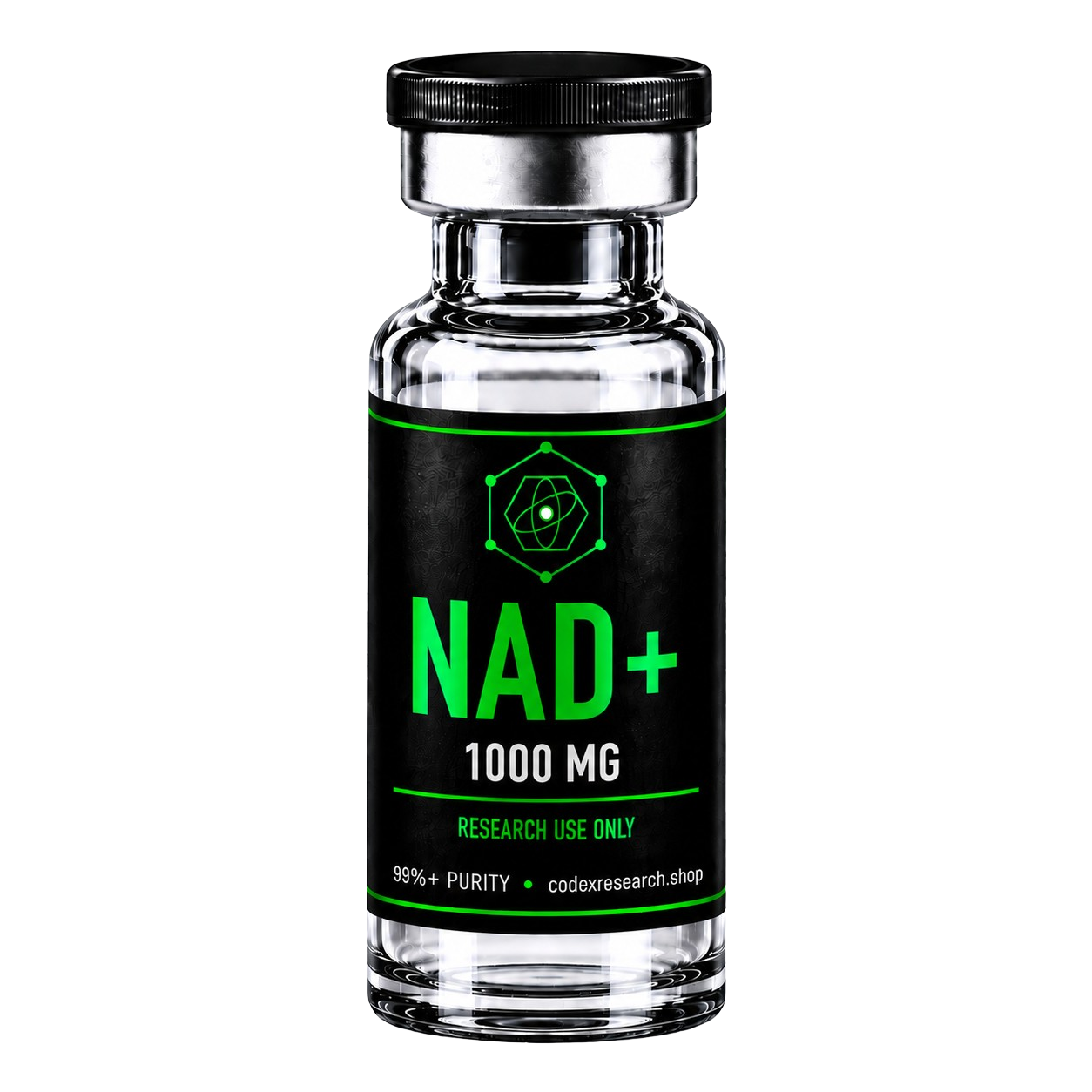 NAD+ research peptide vial