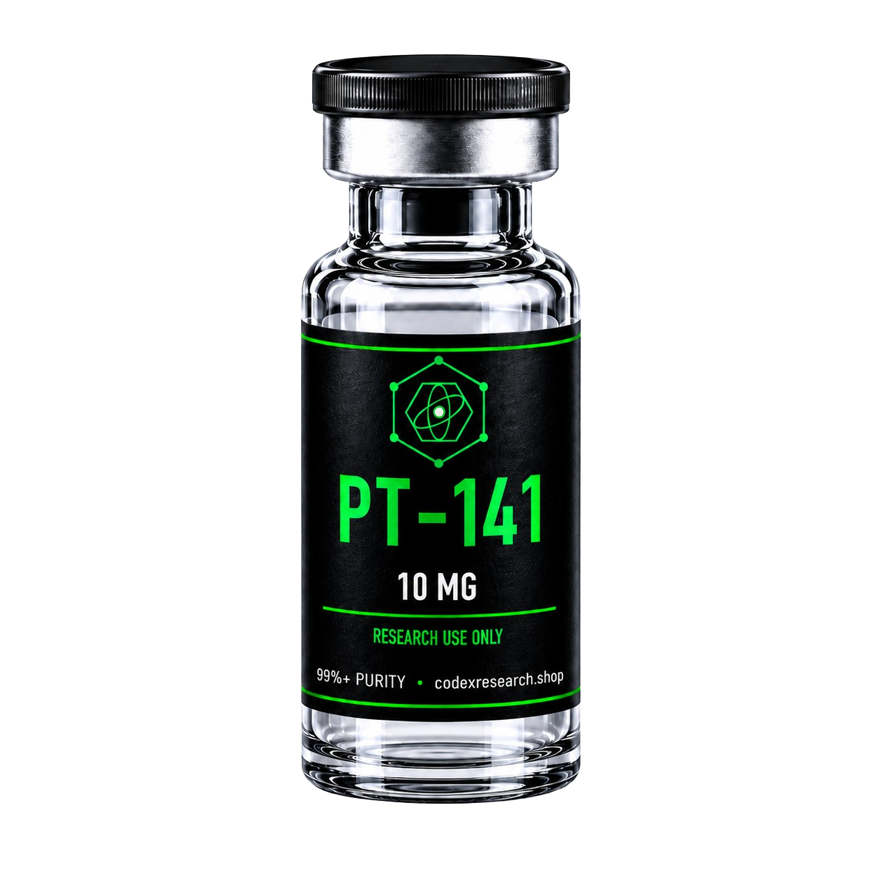 PT-141 10mg research peptide vial — Codex Research