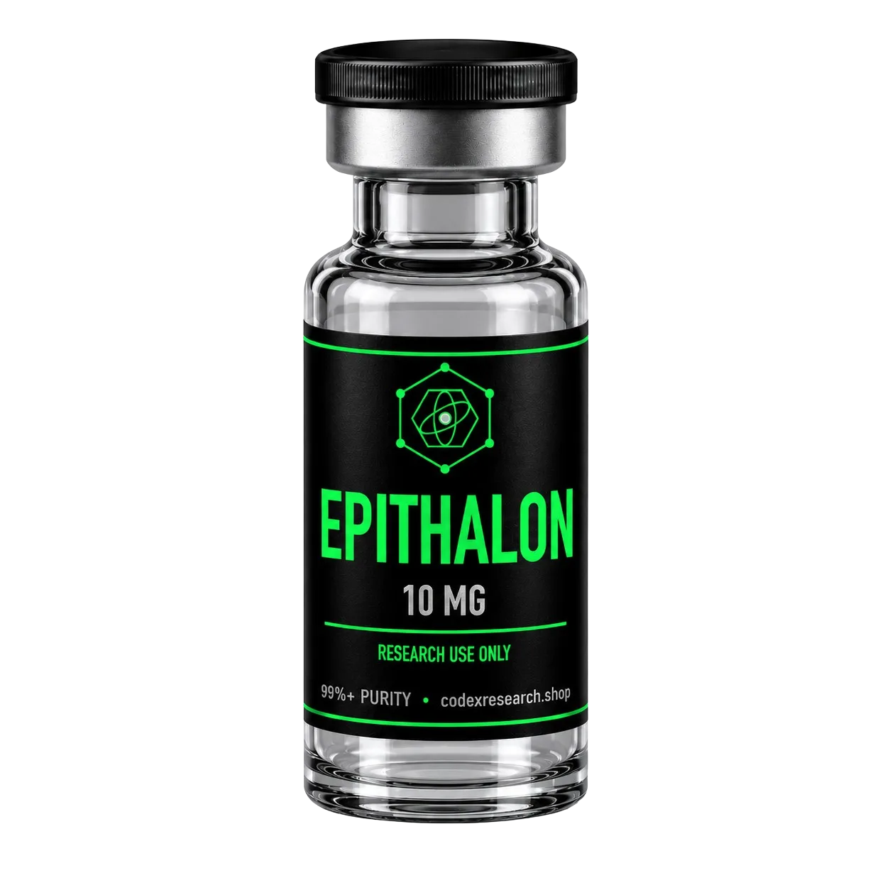 Epithalon 10mg research peptide vial — Codex Research