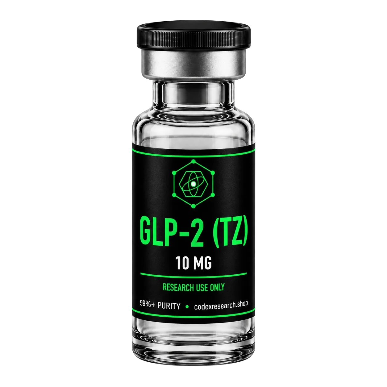 GLP-2 (TZ) 10mg research peptide vial — Codex Research