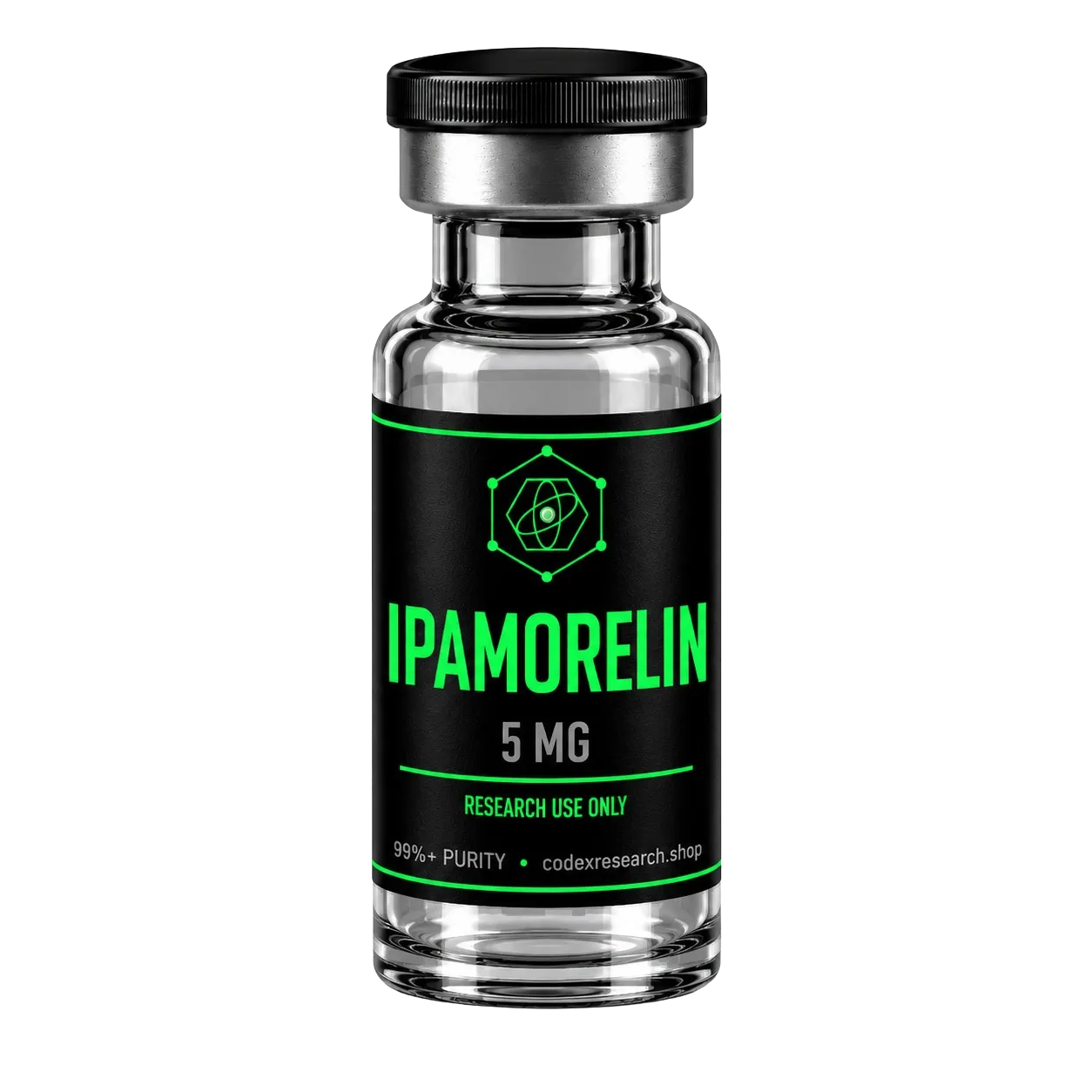 Ipamorelin 5mg research peptide vial — Codex Research