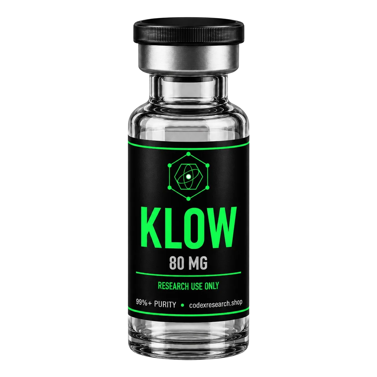 KLOW research peptide blend vial — Codex Research