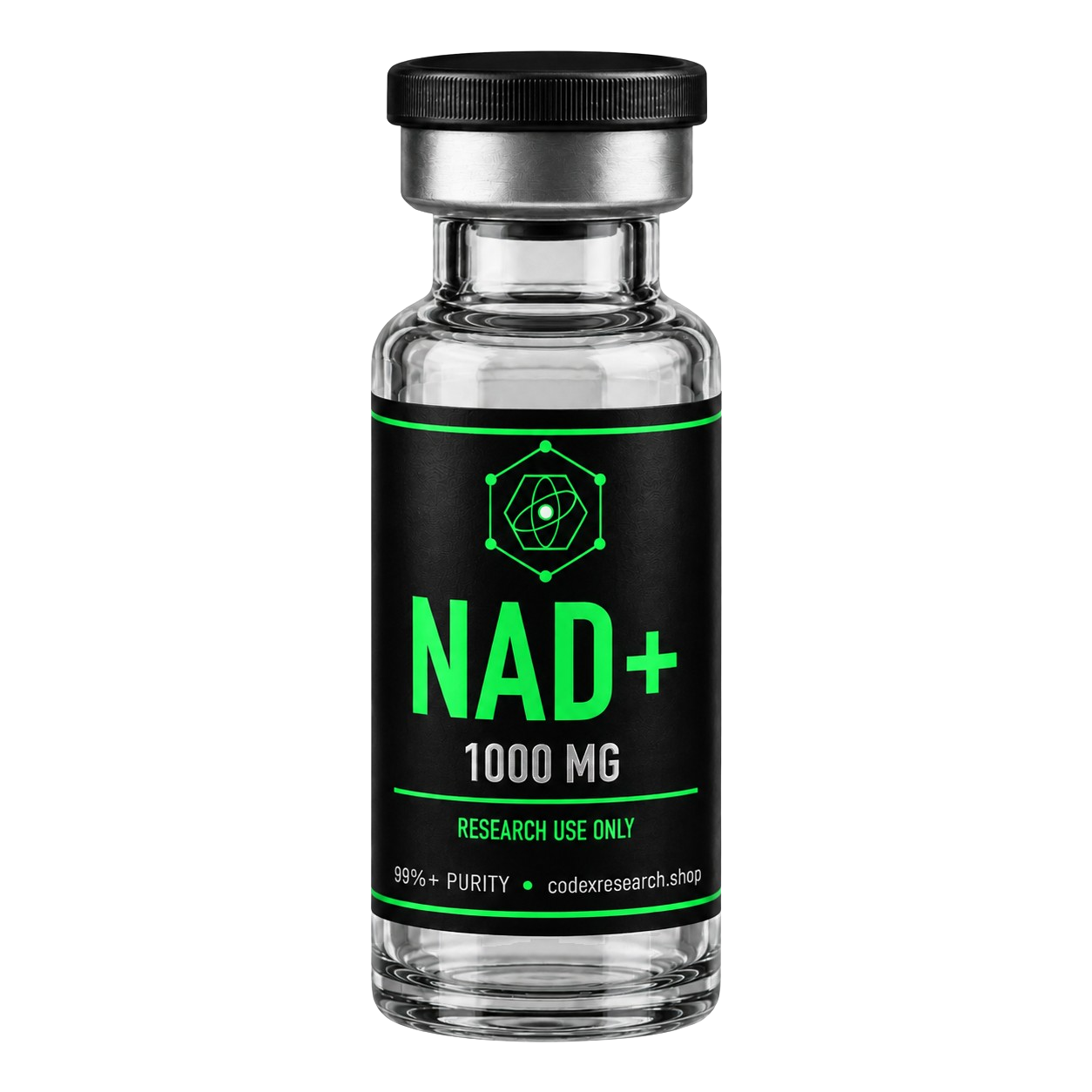 NAD+ research peptide vial