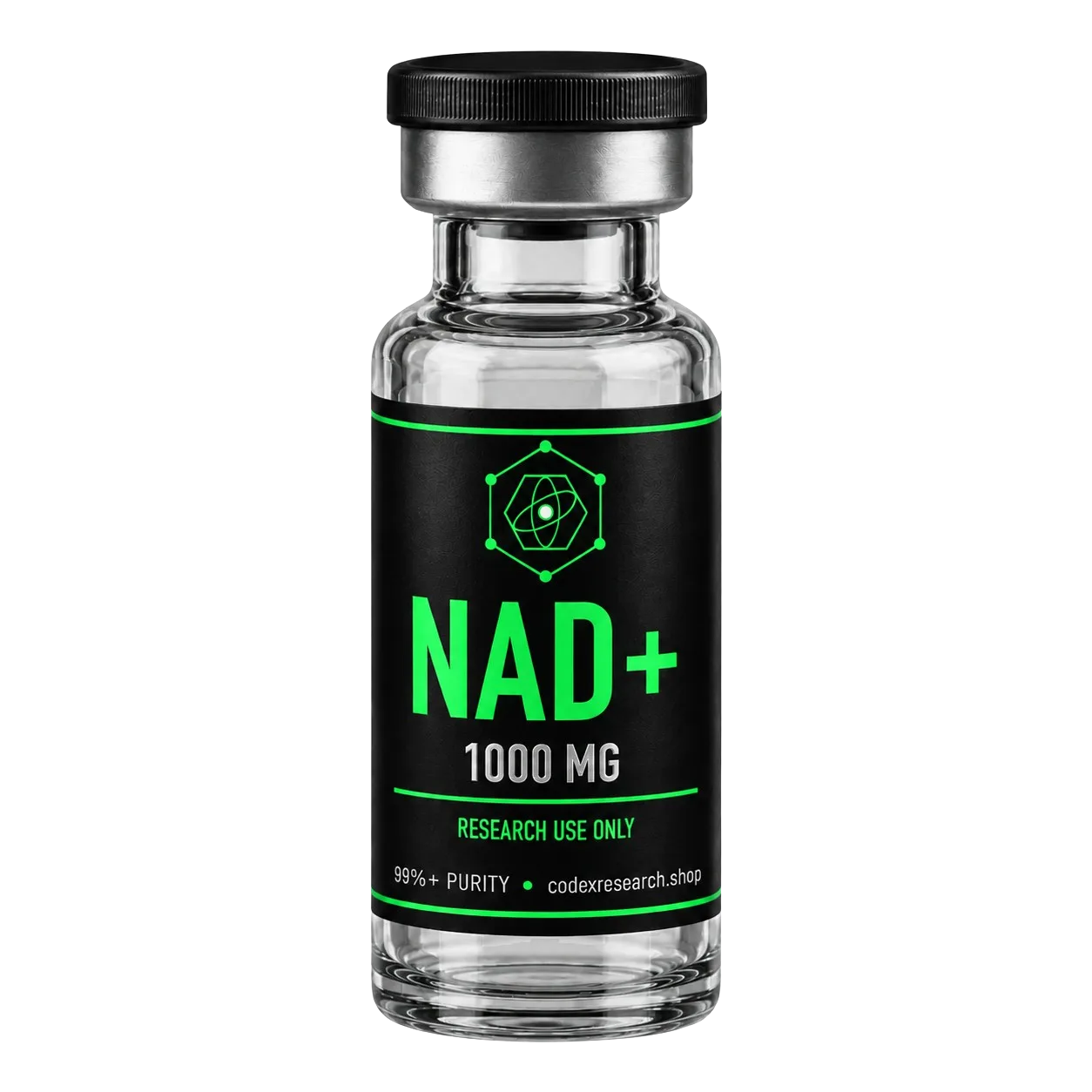 NAD+ research peptide vial